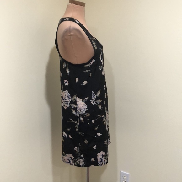 Joie Dress Size Small Black Floral Print - Picture 3 of 10